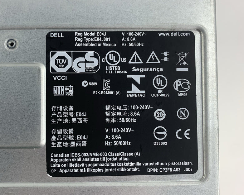 Dell EqualLogic PS6110 Storage 2x PSU 2x Controller Module 14 No HDDs No Caddies