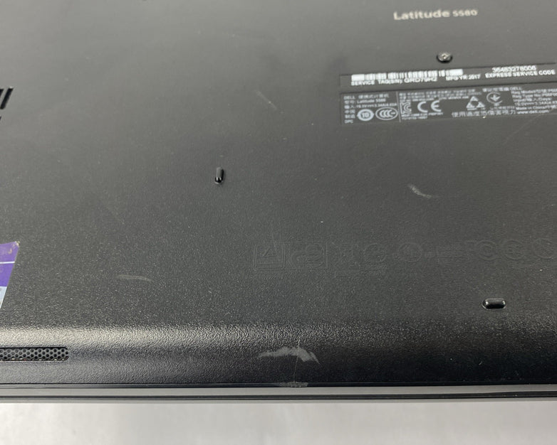 Dell Latitude 5580 Core i5-7300U 2.60 GHz 8 GB RAM 15.6" No Battery No HDD No OS