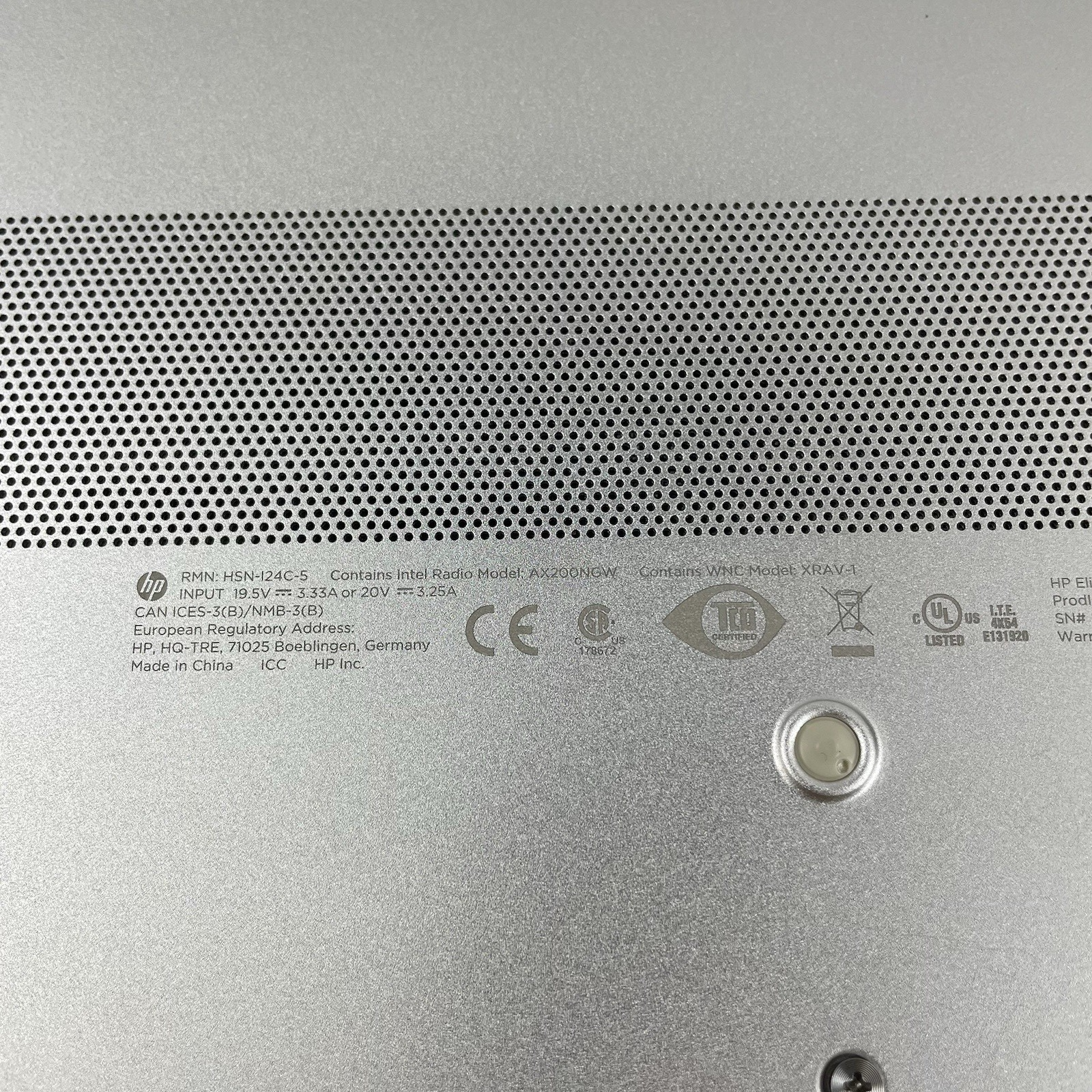 HP EliteBook 850 G6 15.6" i5-8365U 1.60 GHz 8 GB RAM No SSD/OS/AC - Hinge14