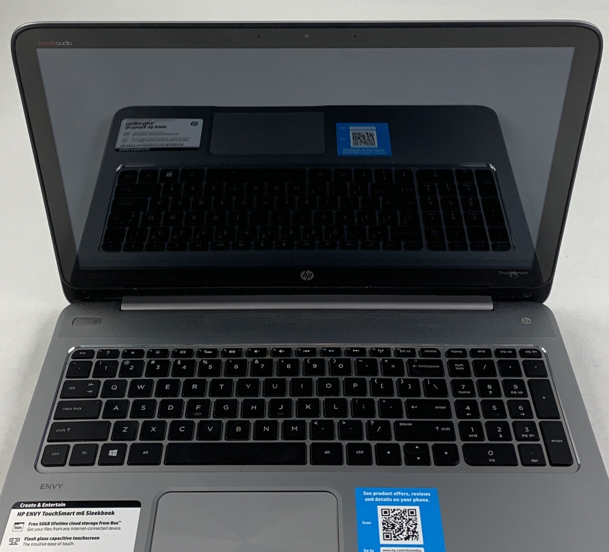 HP Envy TS M6 Sleekbook A10-5745M 8 GB Ram No OS No HDD No Batt No AC