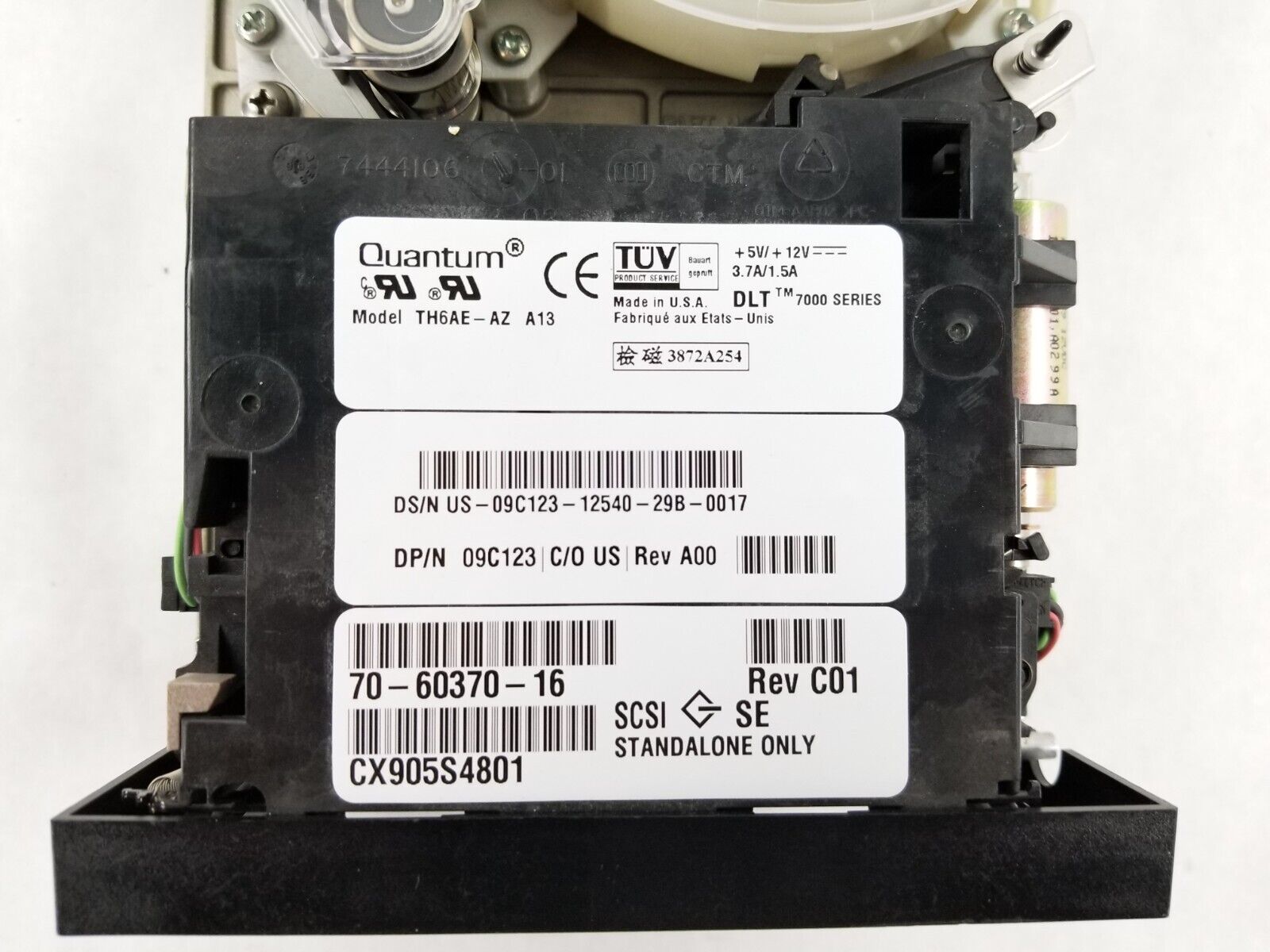 Compaq 70-60370-16 35/70Gb DLT 7000 Series US-09C123-12540-29B-17 Not Tested