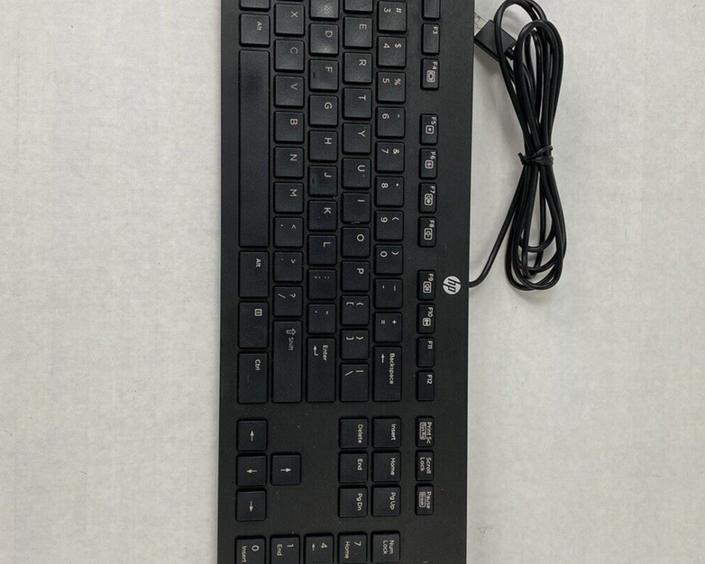 Lot of 3 HP KBAR211 USB Slim Keyboard Tested