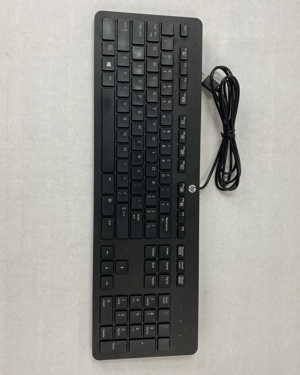 Lot of 3 HP KBAR211 USB Slim Keyboard Tested