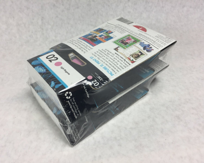 Genuine HP 02 Light Magenta C8775WN   Lot of 4   Warranty date Jun 2011  Sealed