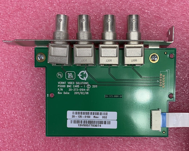 Verint Video Solutions 20-373-0079-02 P5000 PCIe Video Codec Board
