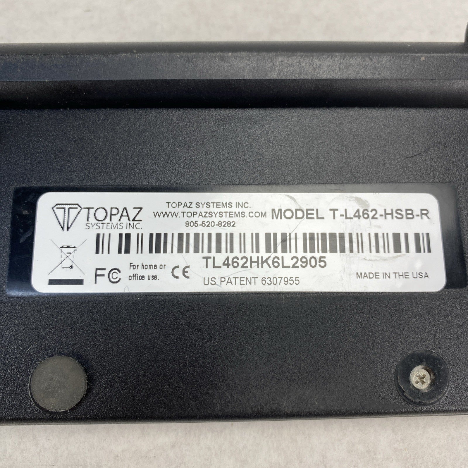 Topaz Systems T-L462-HSB-R LCD USB Signature Pad Terminal - No Stylus7