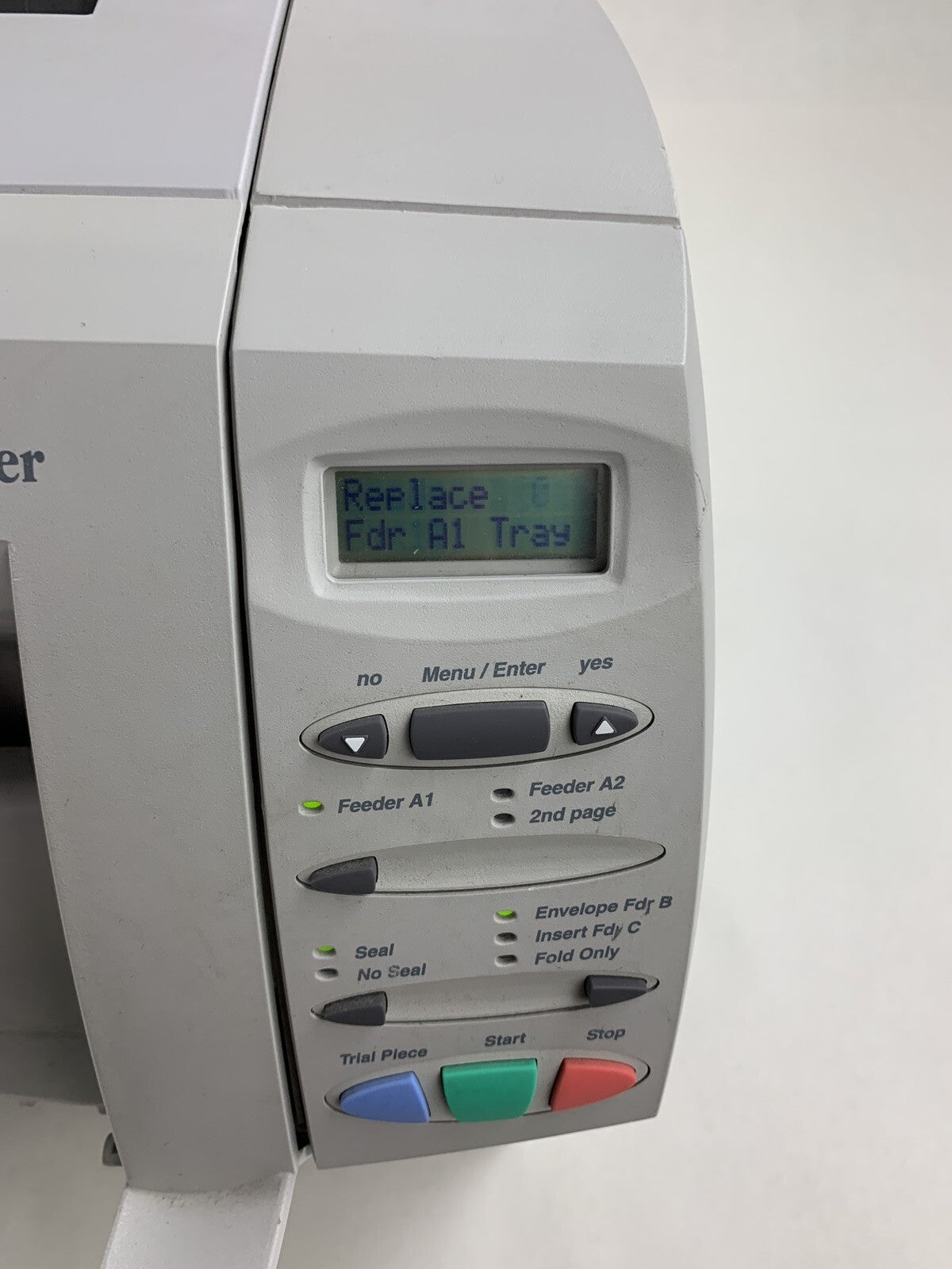 Pitney Bowes DI200 Folder Inserter Envelope Mailing Machine Missing Trays Powers
