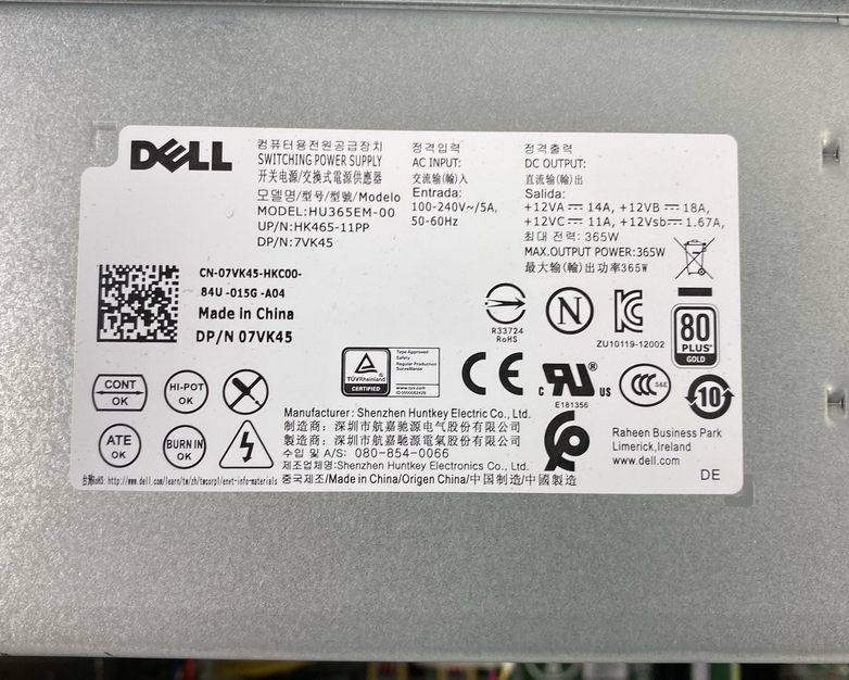 Dell Precision Tower 3620 MT i7-7700 3.60 GHz 8 GB RAM No HDD/OS Nvidia P2000