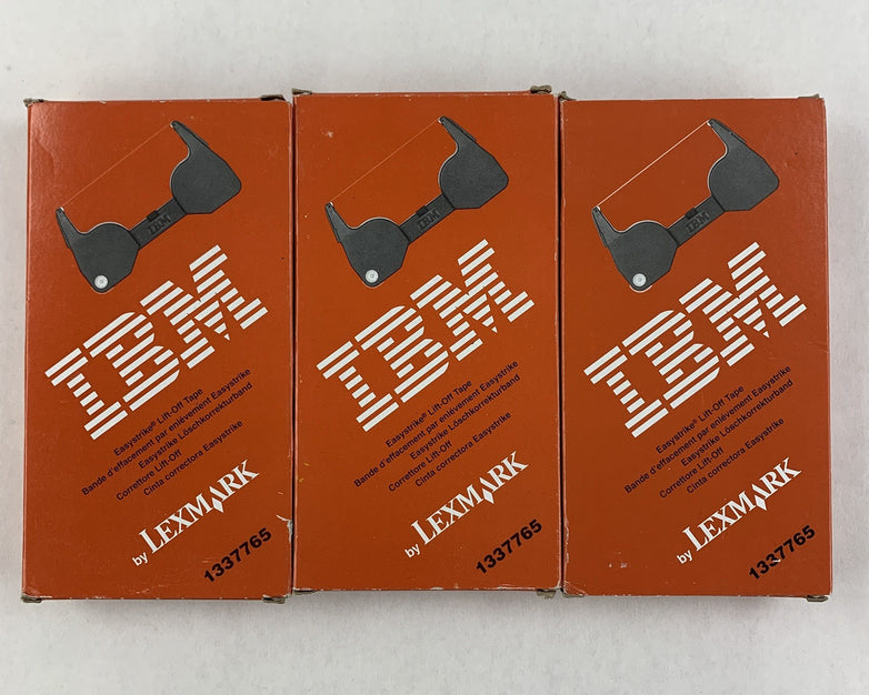 IBM 1337765 Easystrike Lift Off Correction Tape Cassette Lot of 3x