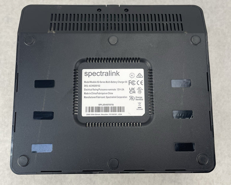 Spectralink Charger 6-slot MultiLader 92 series ACH9200105 Power Tested
