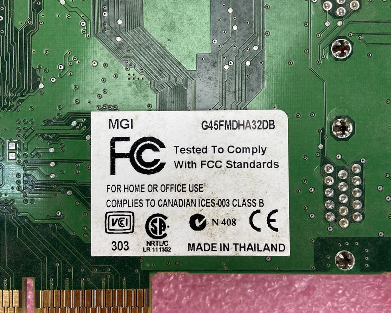 Matrox MGI G45FMDHA32DB Dual VGA AGP Graphics Card