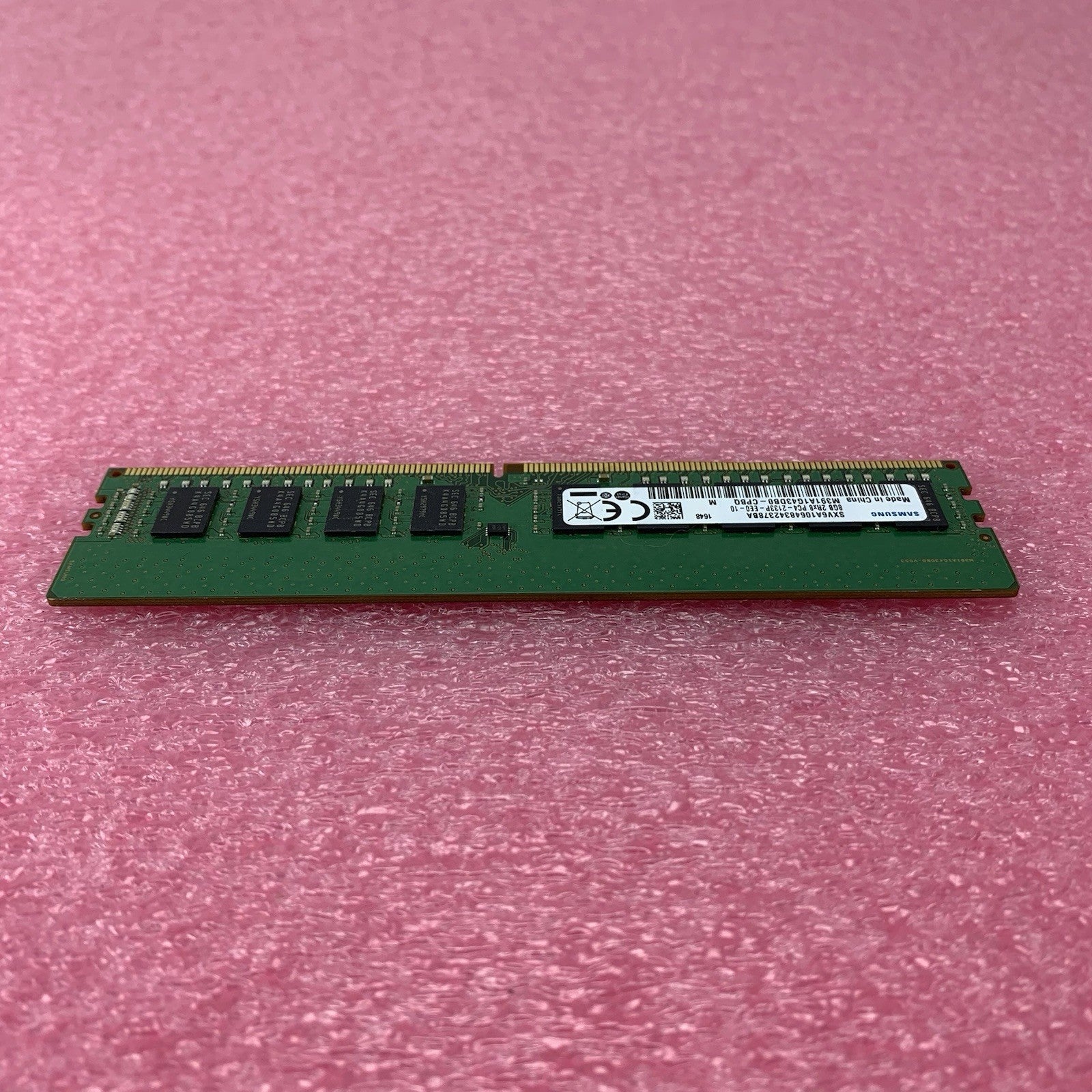 Samsung M391A1G43DB0-CPBQ PC4-2133P-EE0-10 8GB 2Rx8 Desktop Memory RAM3