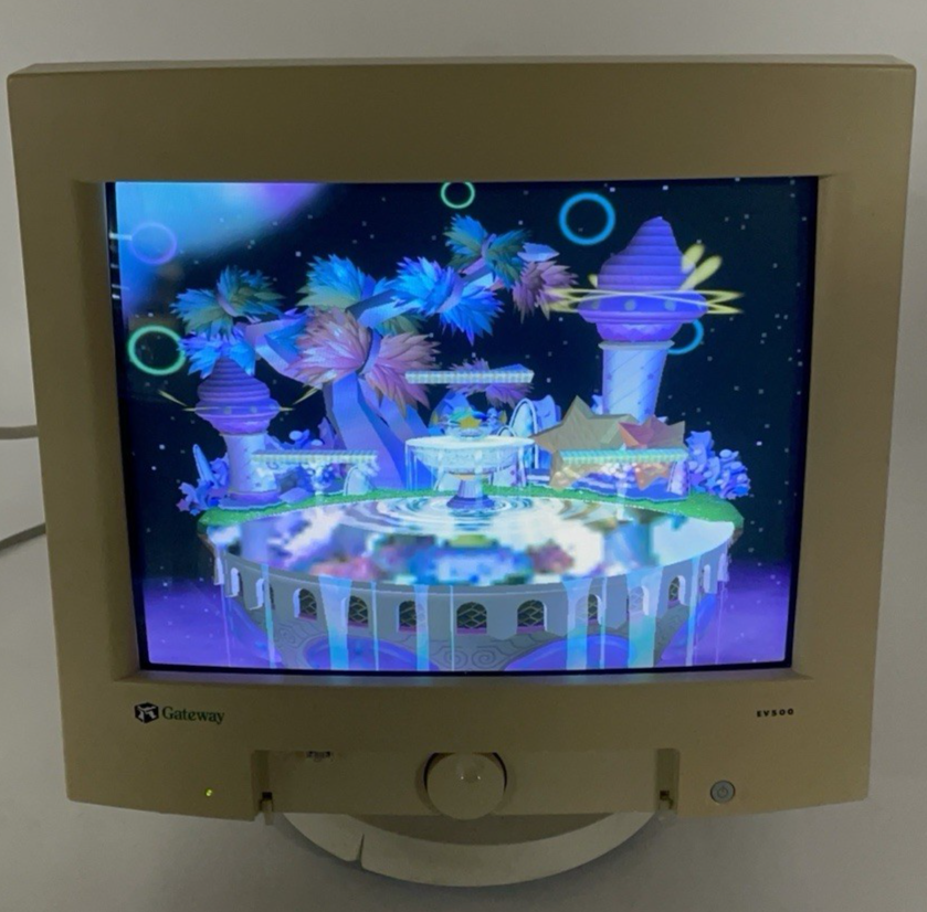 Gateway 14” CRT Computer Monitor EV500-069EV Tested1