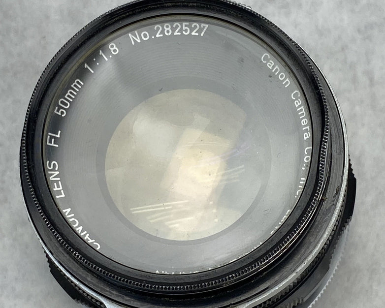 Canon FT QL 35mm Film Camera With FL 50mm 1:1.8 Lens - For Parts or Repair