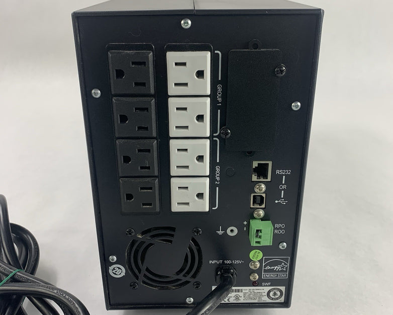 Eaton 5P1500 120V Tower UPS Battery Back Up 1440 VA 11100W Tested No Batteries