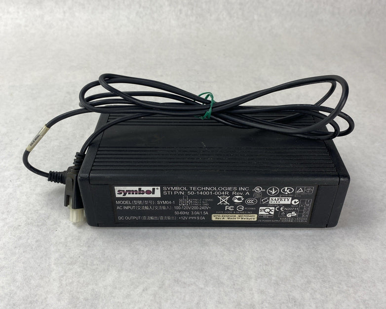 Symbol Motorola SAC9000-4000R 4 Bay Battery Charger w/ Power Supply
