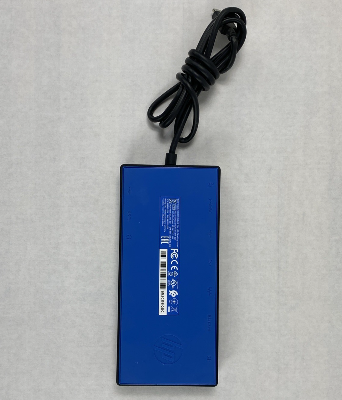 HP Elite USB-C TPA-B01 Docking Station Power Tested (Lot of 2)