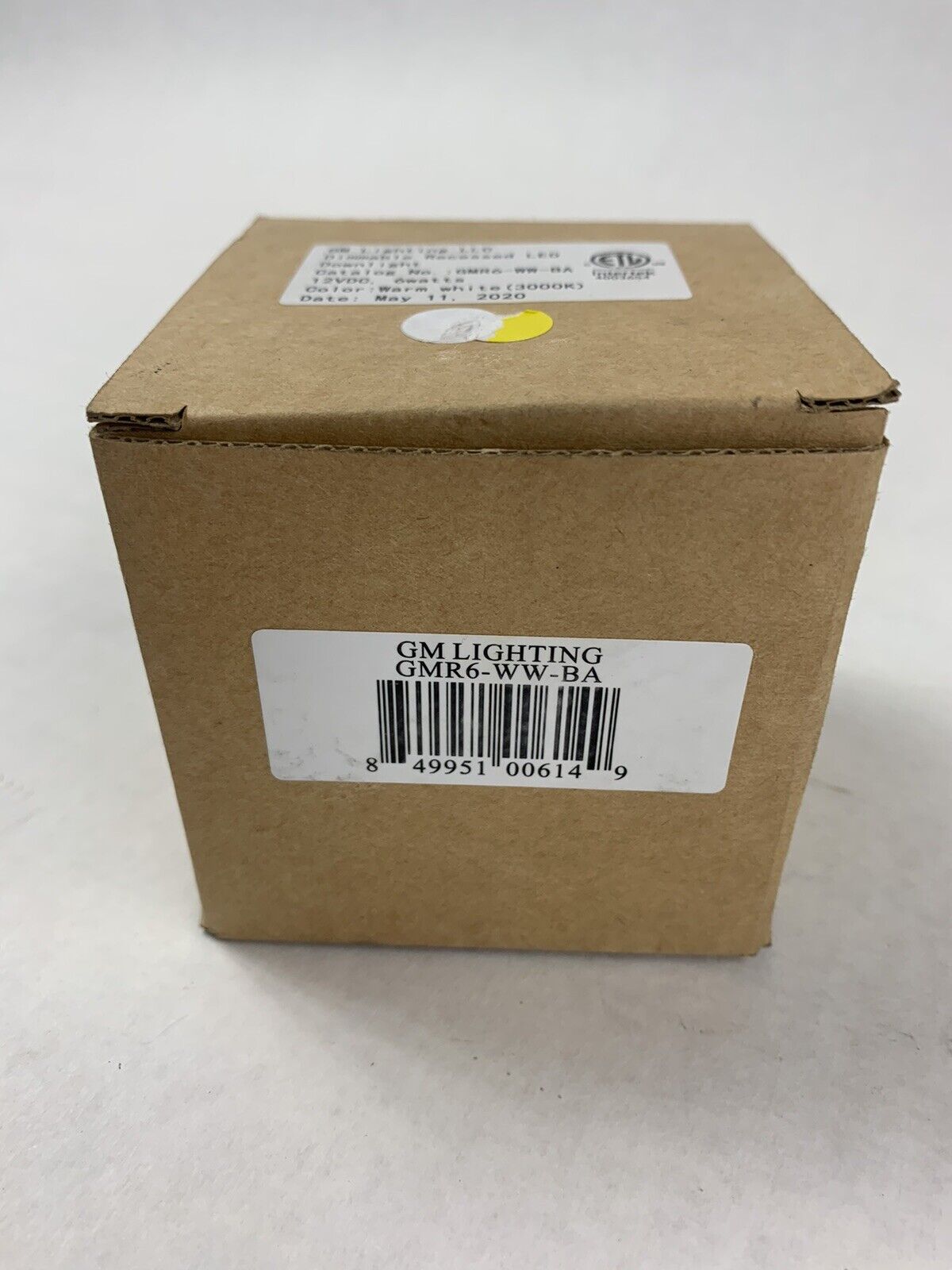 Lot of 2 GM Lighting GMR6-WW-BA Warm White Dimmable LED 3000K