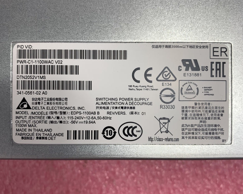 Delta EDPS-1100AB B 1100W Switching Power Supply