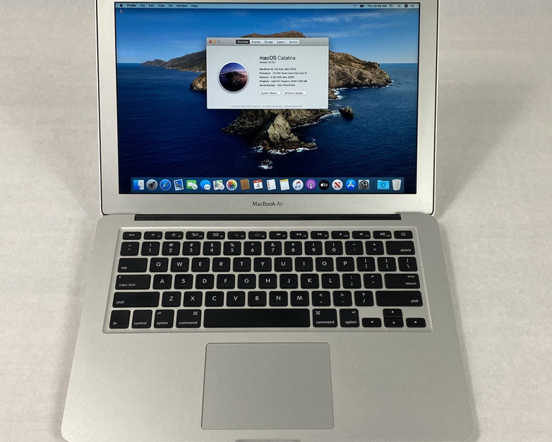Apple MacBook Air A1466 2012 13" 1.8GHz i5 4GB RAM 250GB SSD os10.15.7 364Cycles