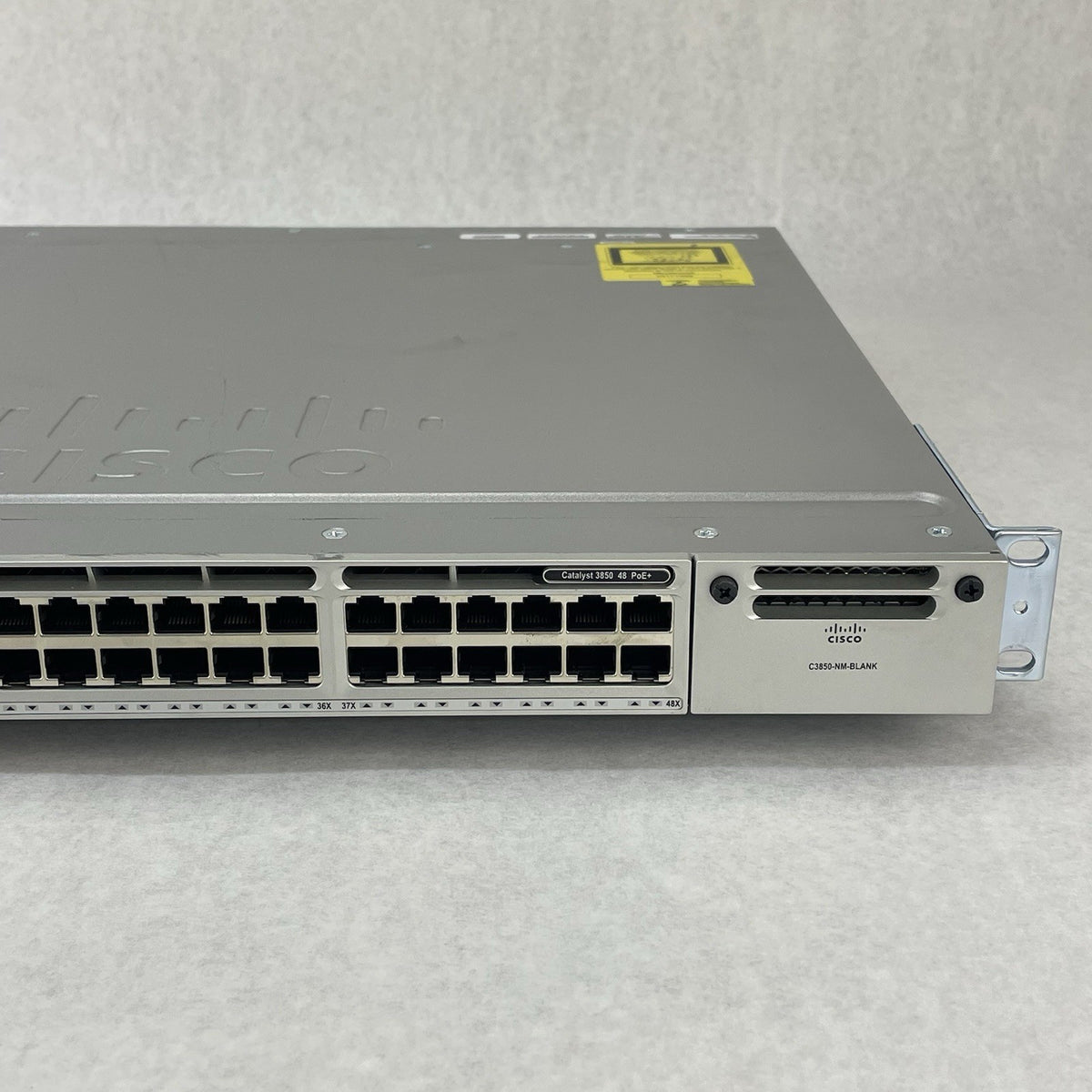 Cisco Catalyst WS-C3850-48P-S V07 48-Port Gigabit PoE+ - Tested2