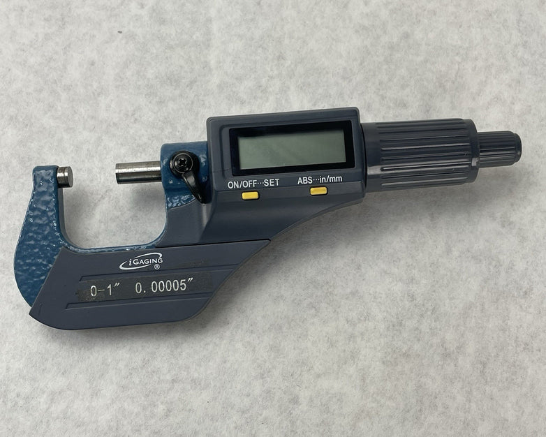 iGaging Digital Electronic Micrometer Model No. 35-025 Untested