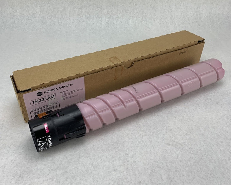 Konica Minolta TN321AM A33K33A Magenta Toner Cartridge - Open Box