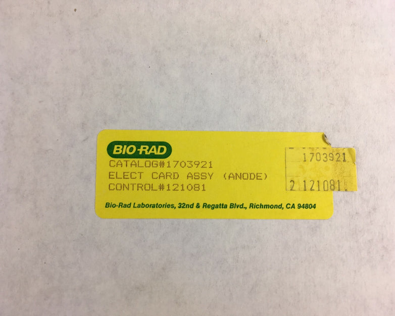 BIO RAD Trans-Blot Standard Wire Electrode Card Assembly #1703921