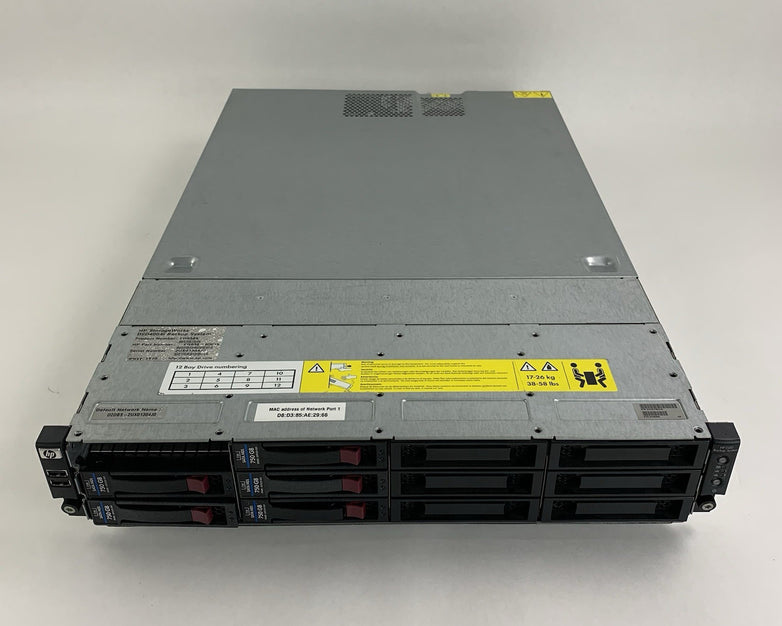 HP StorageWorks D2D Backup System 1x AMD Opteron 2383 2.7GHz 8GB RAM No OS/HDD