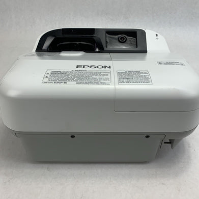 Epson BrightLink 595Wi H599A LCD Projector 2993 Lamp Hours - No Remote Loud Fan