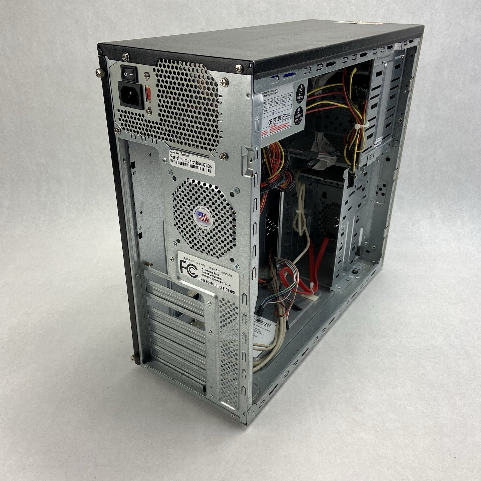 Systemax Venture Mid Tower Computer Case Ultra ULT-350P 350W PSU10