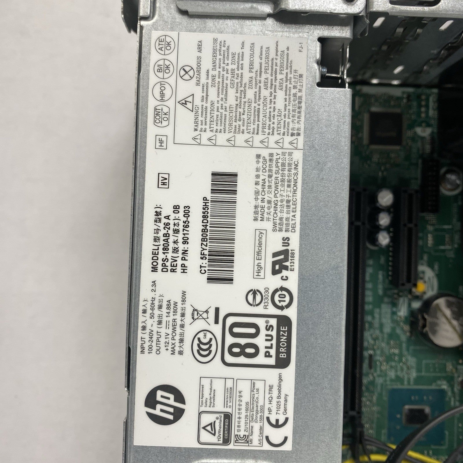 HP ProDesk 600 G3 SFF intel Core i5-6500 3.2GHz No RAM No HDD No OS READ14