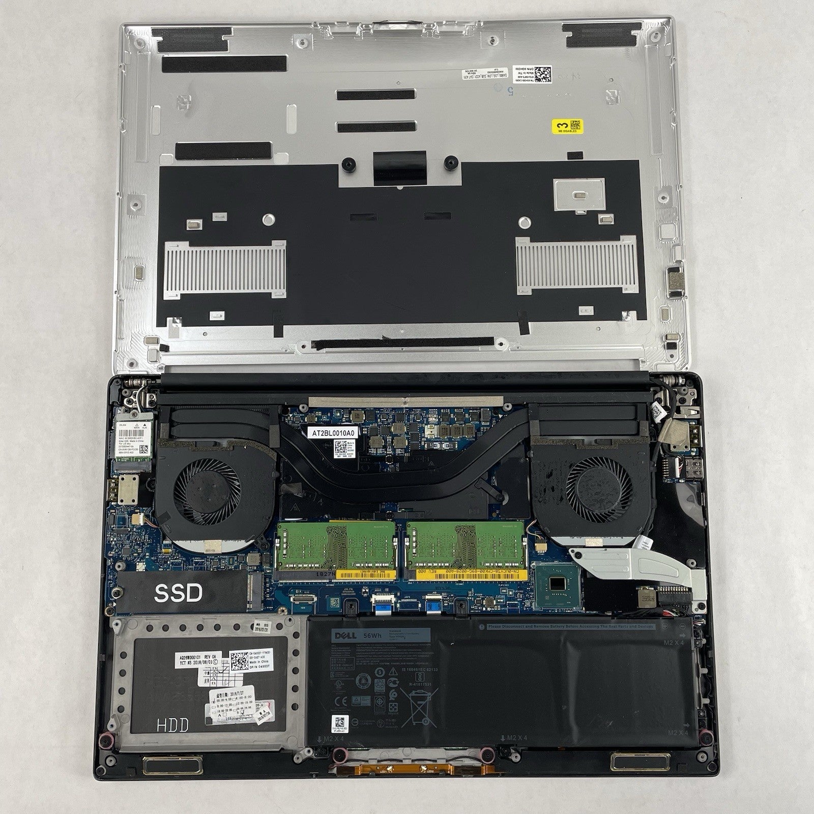 Dell XPS 15 9570 15.6" i5-8300H 2.30 GHz 8 GB RAM No SSD/OS/AC - Bent Bottom19
