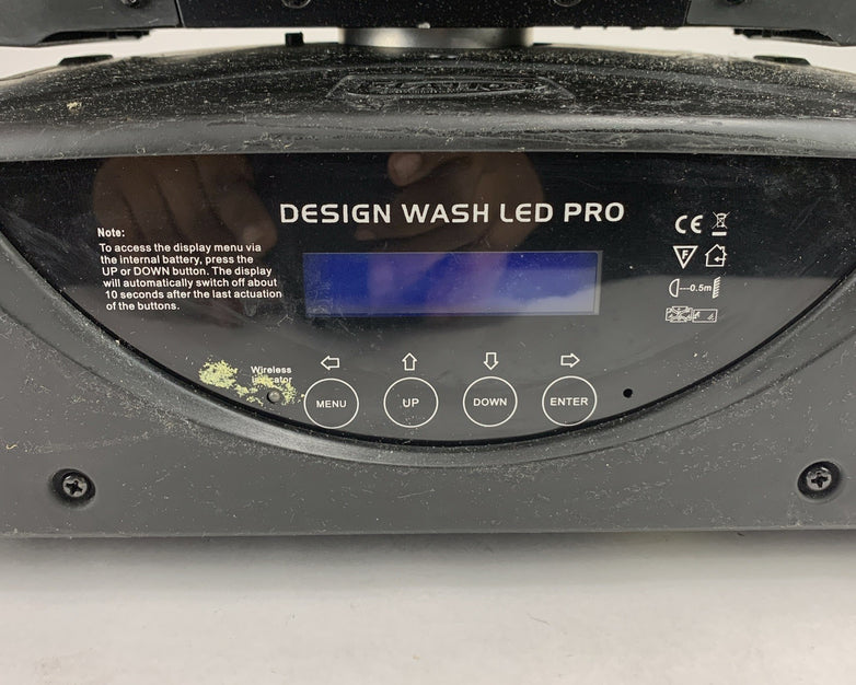 Elation Professional Design Wash LED Pro 240V 360W RGBW Moving Head Wash Light