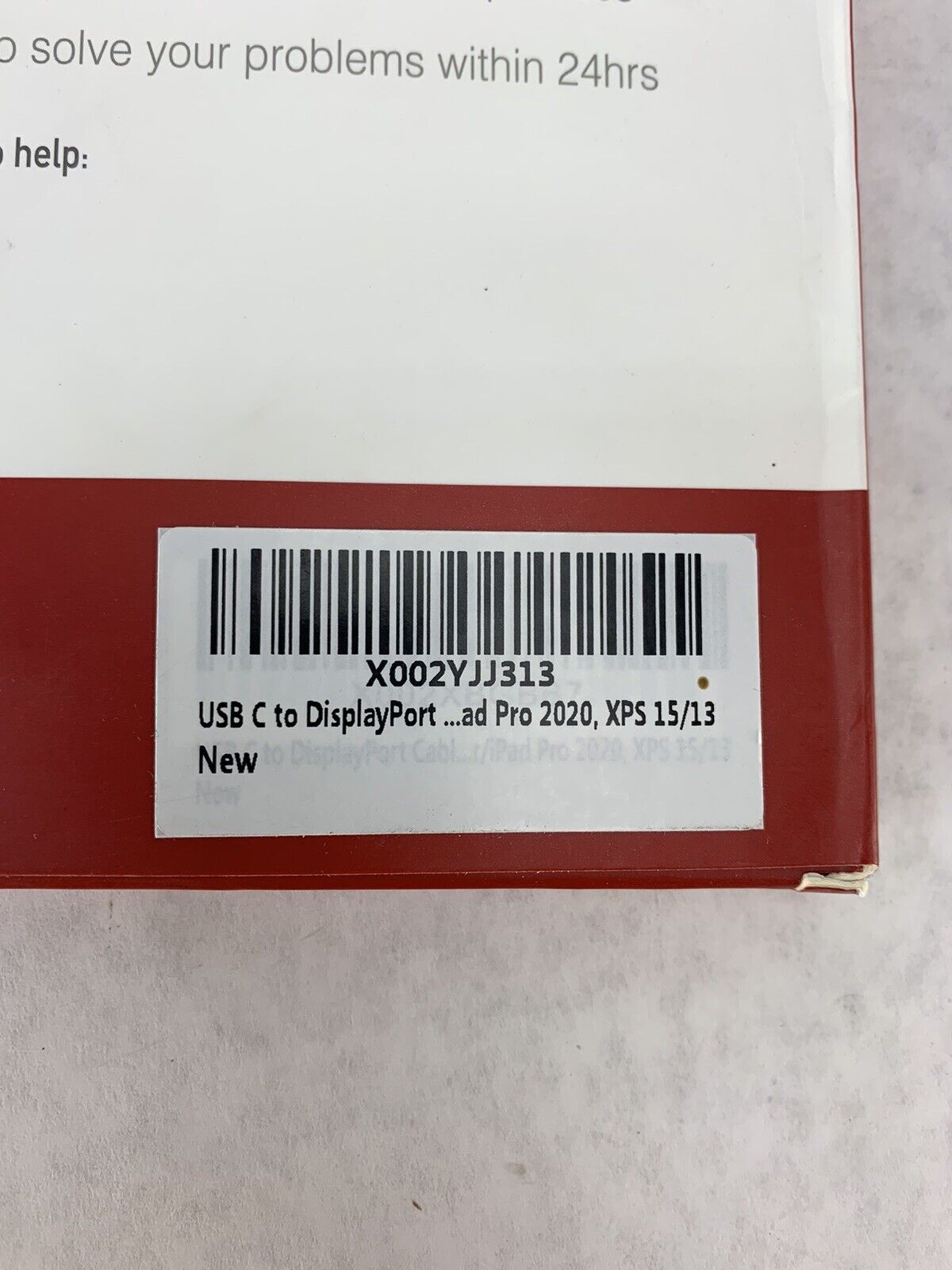 DisplayPort Cable Uni Brand USB-C to DisplayPort Cable 10 ft. New