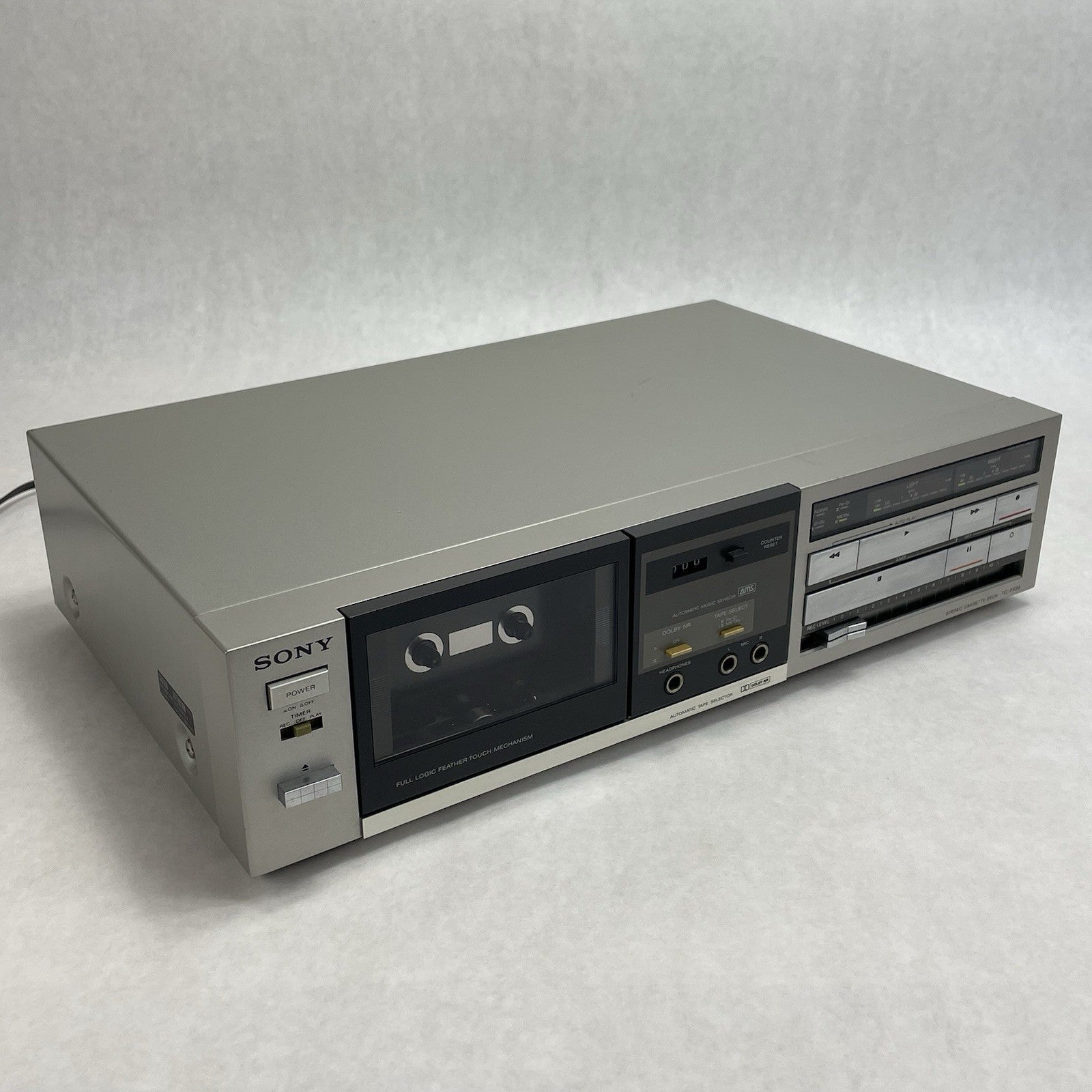 Sony TC-FX33B Stereo Cassette Deck For Parts0