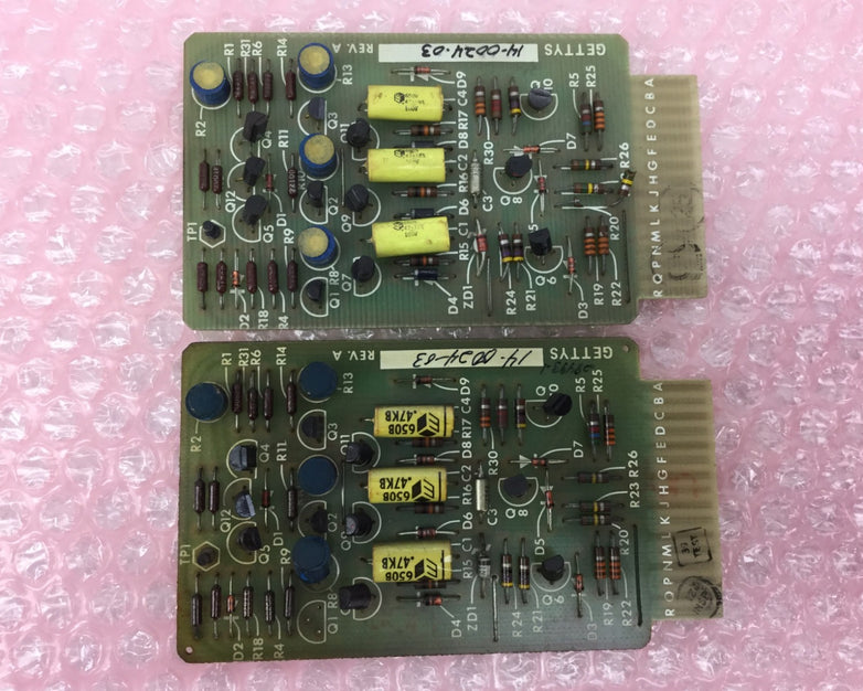Gettys Module No. 14-0024-03 Circuit Board (Lot of 2)