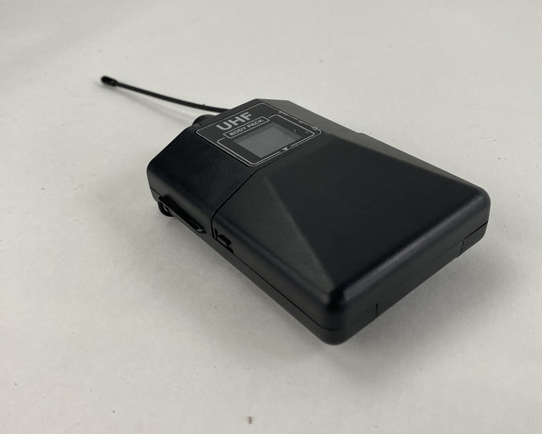 UHF Body Pack Wireless Microphone No Batteries No Microphone Lot of 2