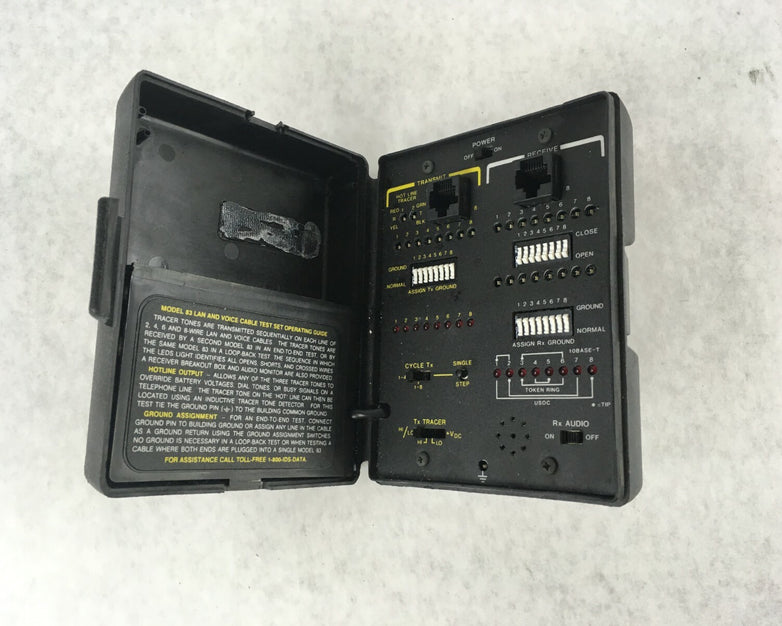 International Data Sciences The Lineman Model 83 Lan Voice Cable Test Set