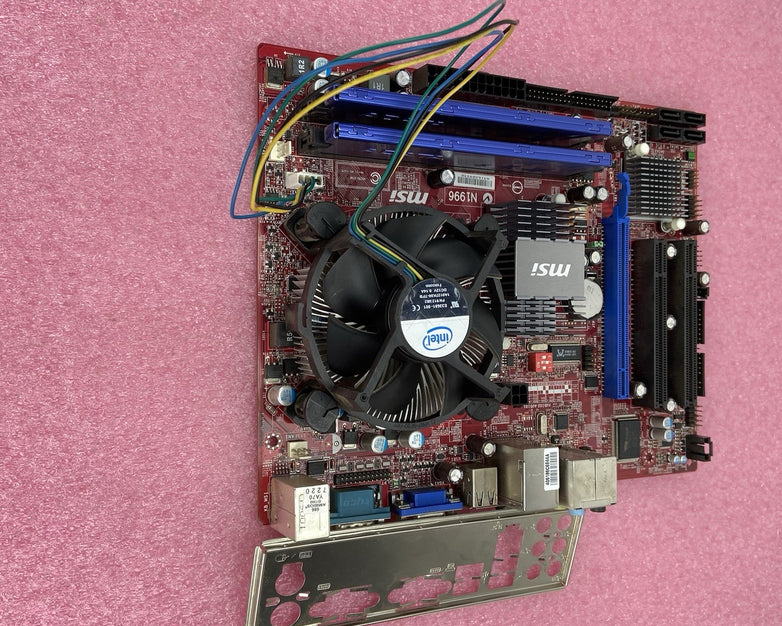 MicroStar MS-7529 Motherboard Intel Celeron E3400 2.6GHz 4GB RAM w/IO Shield