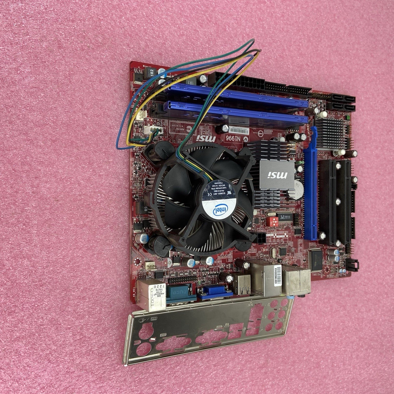 MicroStar MS-7529 Motherboard Intel Celeron E3400 2.6GHz 4GB RAM w/IO Shield3