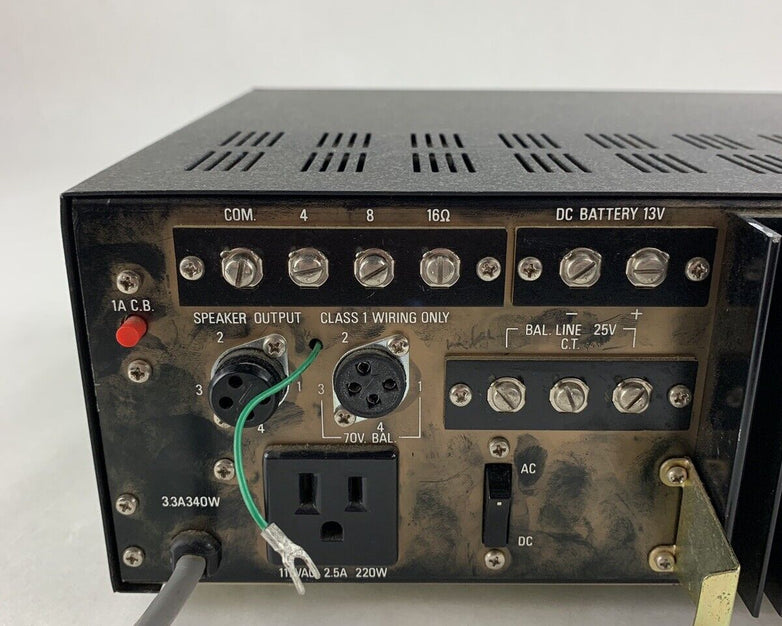 Fanon Power Plus 35 Solid State Amp Channel Mixer No Power For Parts and Repair