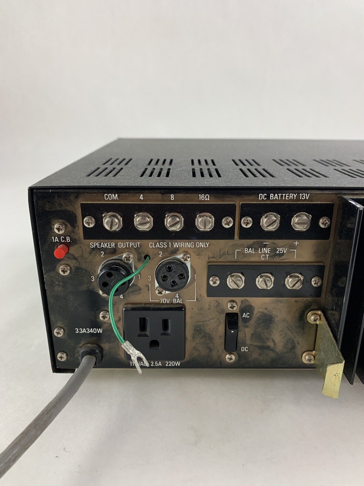 Fanon Power Plus 35 Solid State Amp Channel Mixer No Power For Parts and Repair