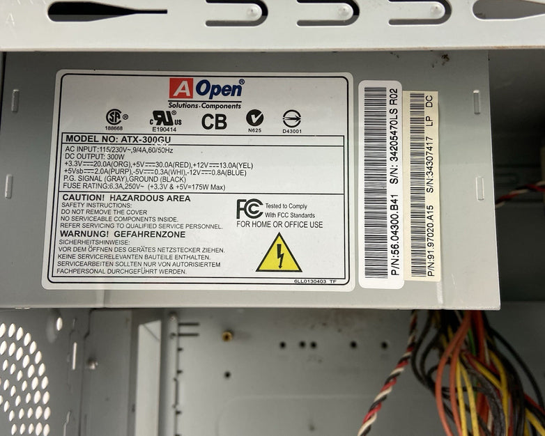 Unbranded Mind Tower Computer Case AOpen ATX-300GU 300W PSU