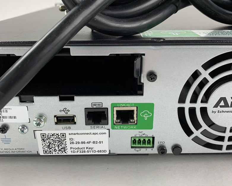 APC SMX1500RM2UC Networks UPS 1500VA Smart Batt Backup Tested No Batteries