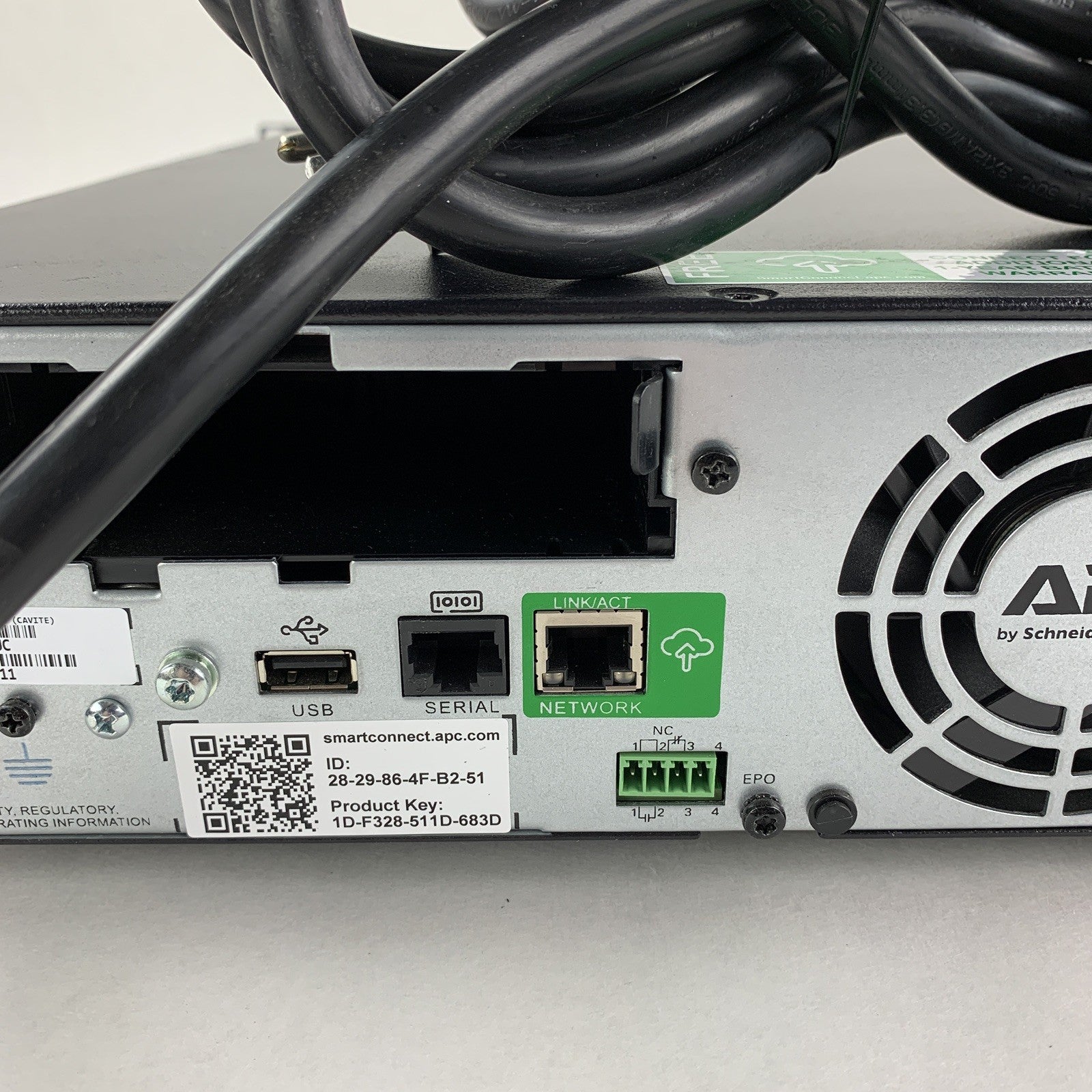 APC SMX1500RM2UC Networks UPS 1500VA Smart Batt Backup Tested No Batteries