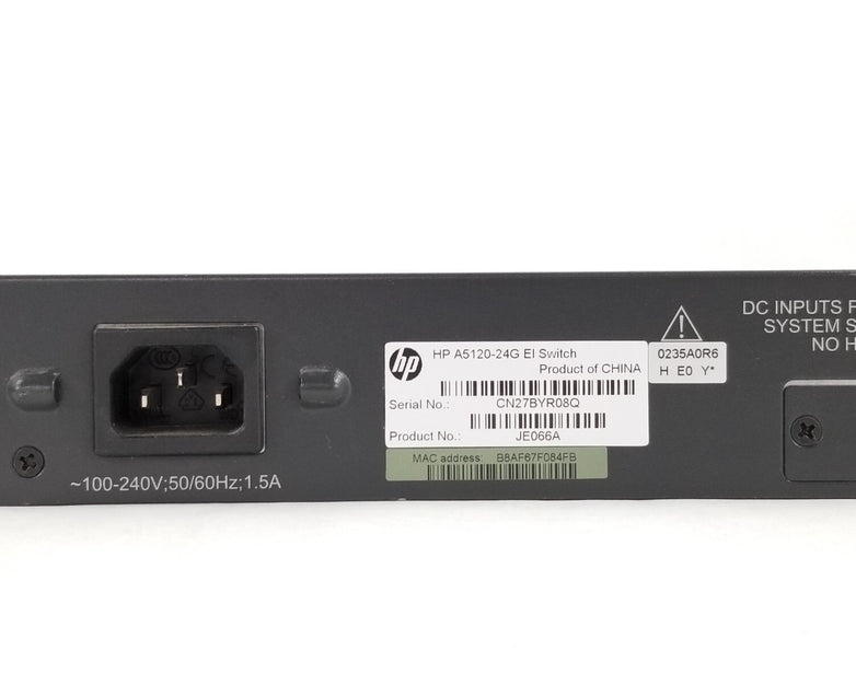 HP A5120 Series Switch JE066A 10/100/1000Base-T HP A5120-24G El Gigabit Switch