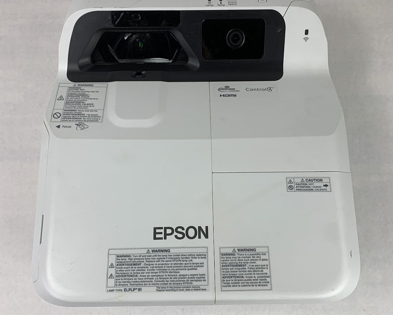 Epson H741A BrightLink 685Wi LCD Projector 2755 Lamp Hours