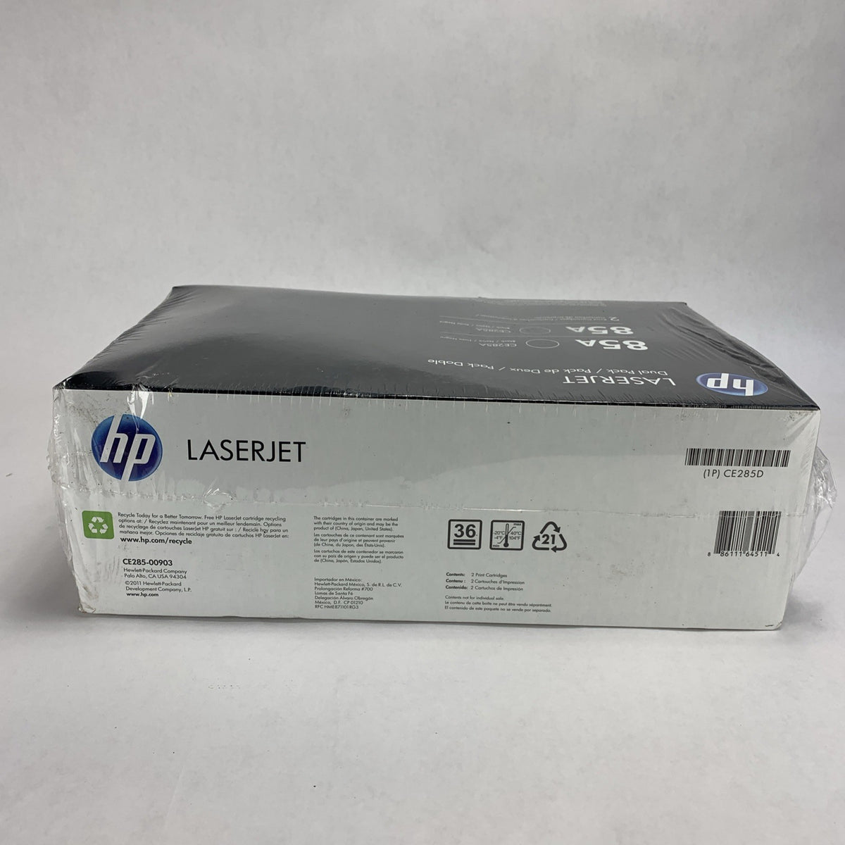 HP Laserjet 85A CE285A Black Toner Cartridges for Laserjet Pro P1102 - Two Pack5