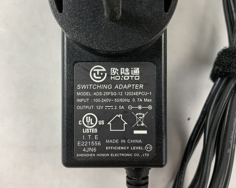 Hoioto ADS-25FSG-12 AC Adapter 12V Barrel Connector (Lot of 5)